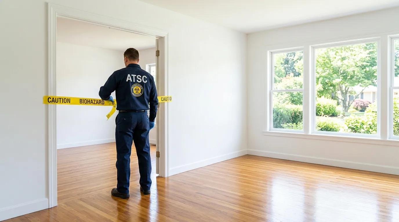 Certified biohazard cleanup crew performing Crime Scene Cleanup in Pine Island Ridge